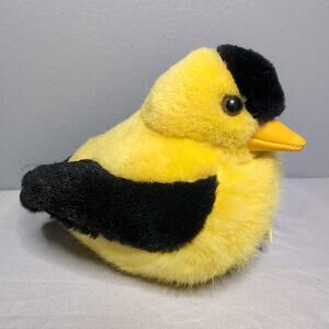 Audubon Birds American Goldfinch Wild Republic Realistic Plush Stuffed NO SOUND